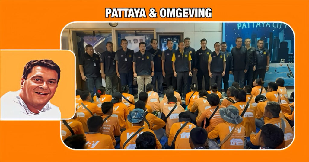 52 illegale Birmese arbeiders zijn op een bouwplaats in Pattaya gearresteerd, de minister van Arbeid van Thailand leidde deze razzia.