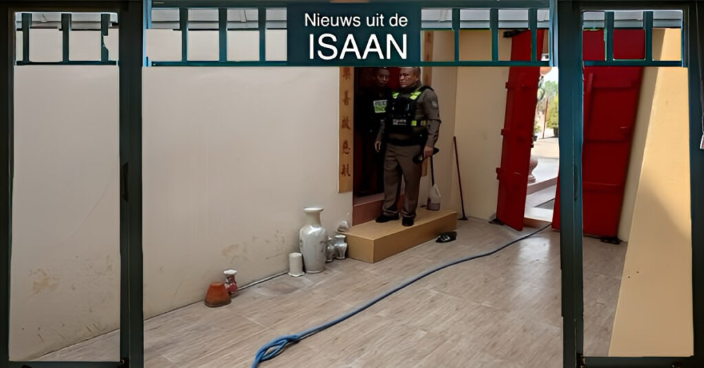 Dief verkleed als “Spider-Man” slaat opnieuw toe bij een heiligdom in Noordoost-Thailand, politie intensiveert de opsporing 