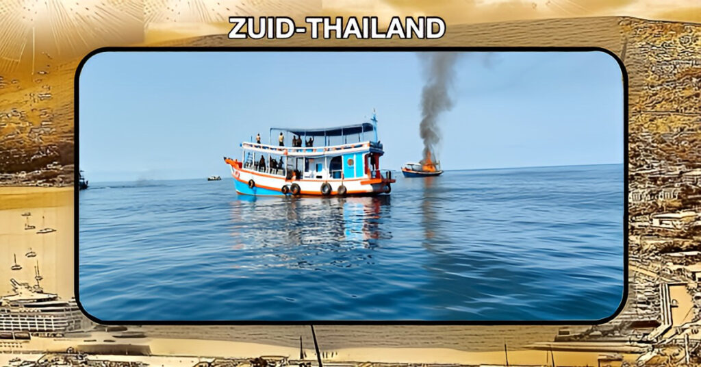 UPDATE | Britse toerist in Thailand vermist na brand op een boot nabij Koh Tao, zoekactie is gaande