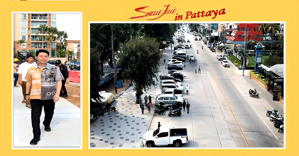 De vernieuwde Jomtien Beach zal binnenkort beschikken over uitgebreide parkeermogelijkheden en verbeterde wandelpaden