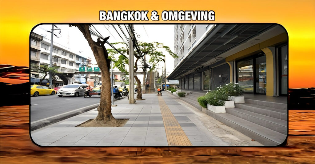 Bangkok streeft naar 1.000 kilometer vernieuwde rottoirs tegen 2026 voor verbeterde voetgangersveiligheid