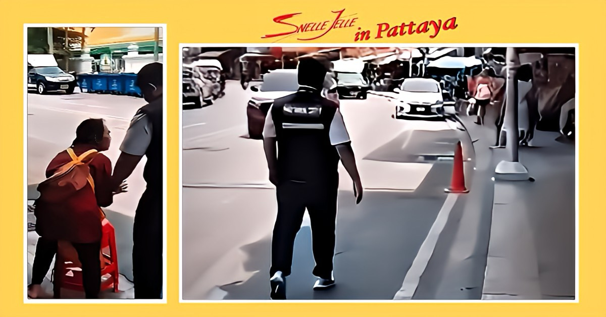 De afdeling handhaving heeft er in Pattaya de handen vol aan om schone en gezellige straten te bewerkstelligen 