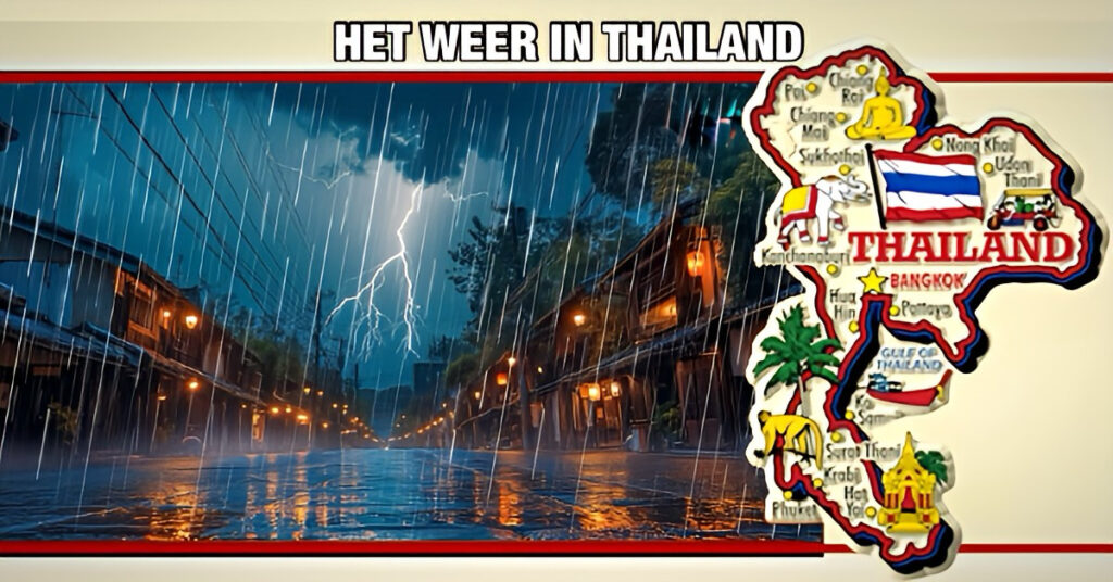 Olleke Bolleke met de weersverwachting voor Thailand