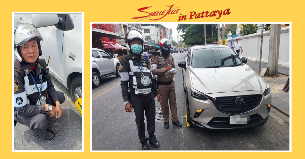 Bewoners eisen actie tegen chaotisch parkeren in de hele stad, niet alleen op de South Pattaya Road