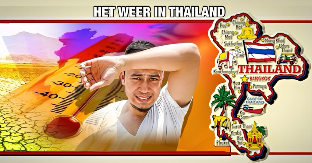 Wordt het guur of toch de zon? uw weerbeer Olleke Bolleke in Thailand vertelt het U!
