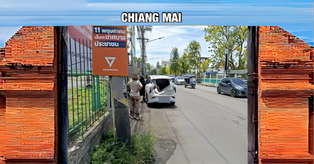 Thaise familie in Noord-Thailand bij een begraafplaats onverwachts getroffen door omvallende Bodhiboom