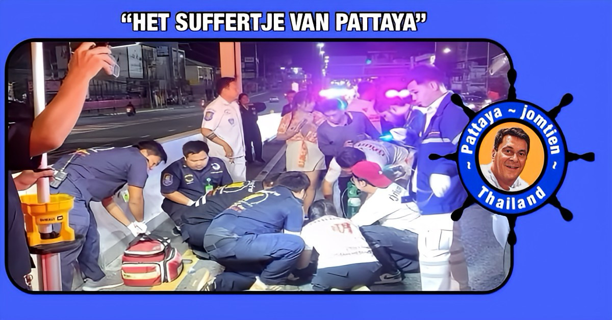 Jonge motorrijder raakte gistermorgen zwaar gewond bij ongeval in de Pattaya-tunnel