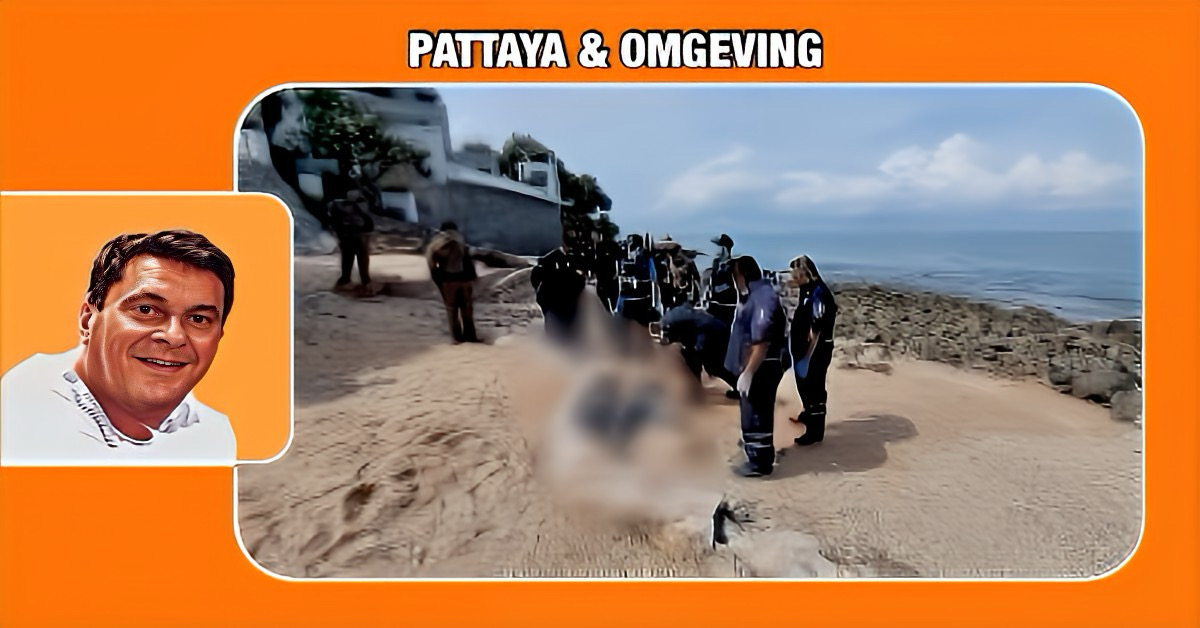 Politie Pattaya staat voor een compleet raadsel van een Chinese miljonair op het Yinyom strand