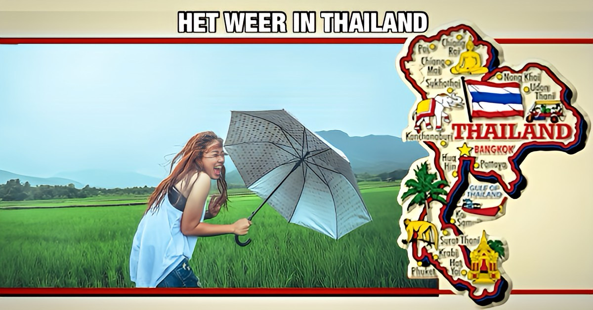 Hier is uw weerbeer Olleke Bolleke met een dagelijkse weersupdate voor Thailand.