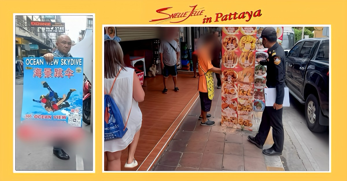 Tessakit politie Pattaya gaat verder met het opschonen van de openbare ruimten