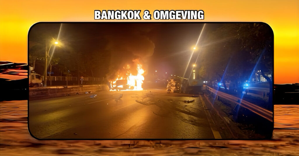 Ferrari van bijna 9,5 ton euro ging in Bangkok in vlammen op, Papa betaald!