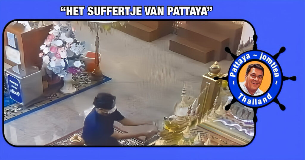 De abt van de Luang Pho To-tempel in Pattaya is boos en teleurgesteld omtrent deze opmerkelijke gemeenschapsdiefstal 