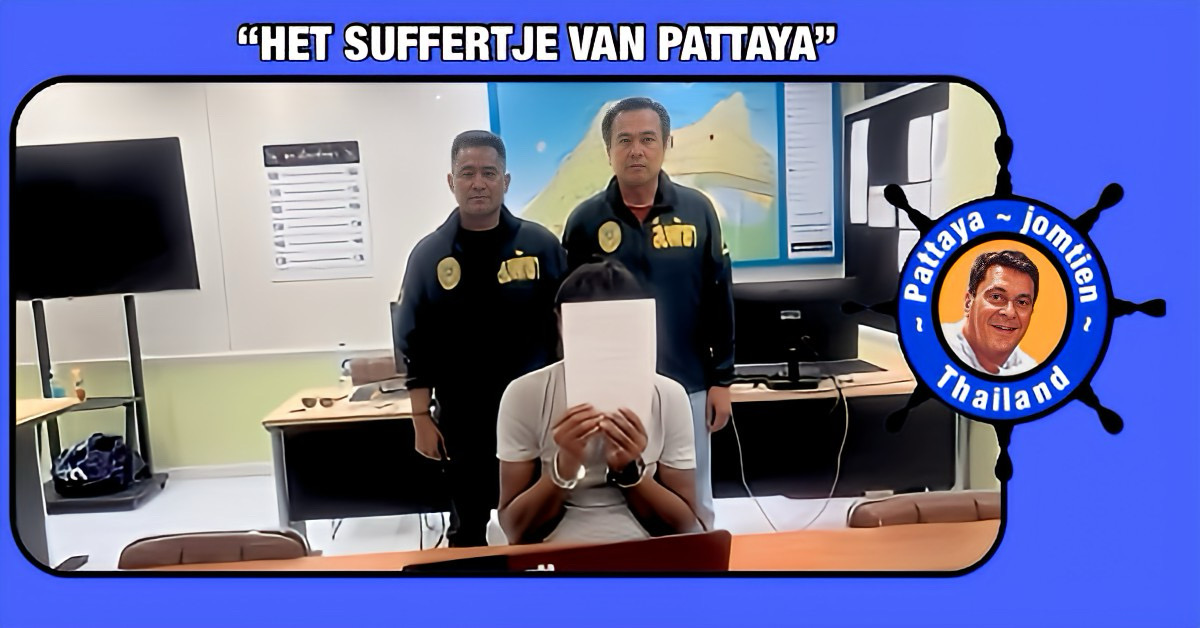 Thaise man onder invloed van drugs aangehouden in Pattaya na poging tot diefstal en bedreiging met een schaar