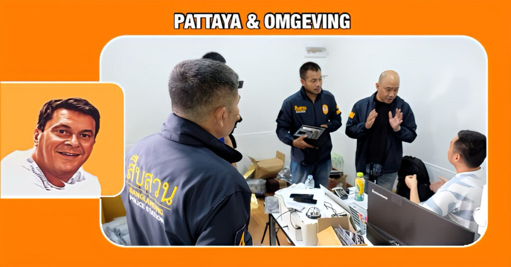 Thaise politie valt Chinees magazijn in Pattaya binnen vanwege import illegale goederen