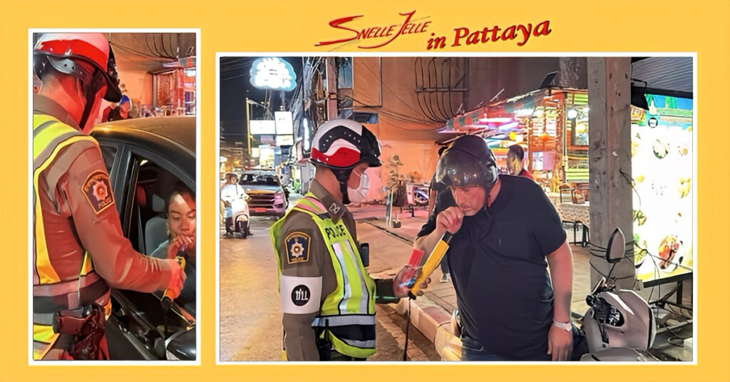 Gisteravond laat is de politie van Pattaya begonnen met alcoholcontroles ter voorbereiding op de Songkran Feestdagen