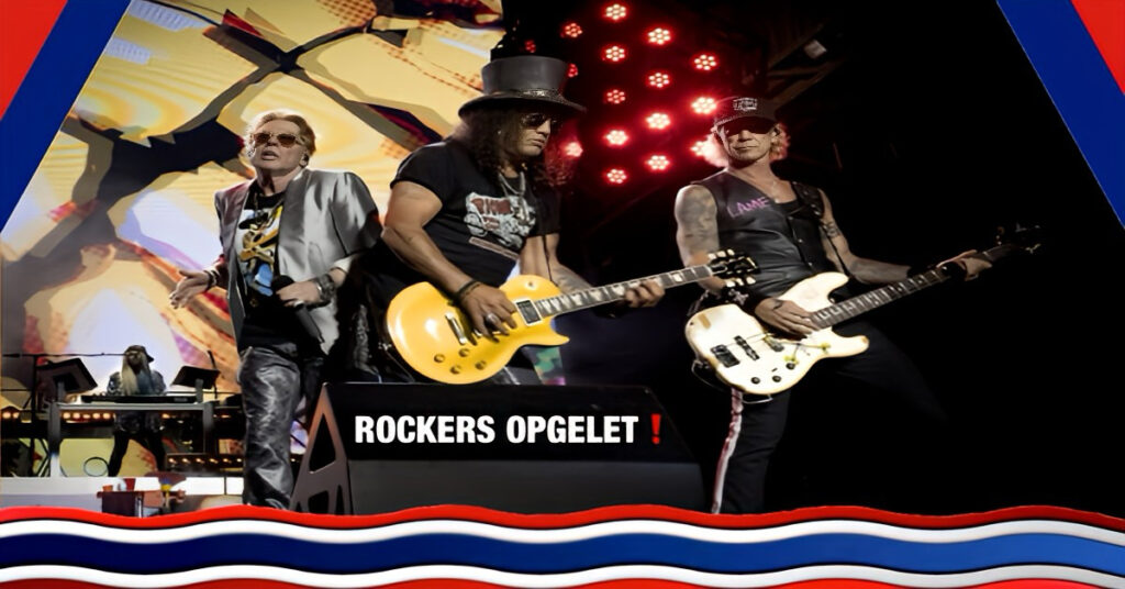 Voor de fans | Een onvergetelijke avond in het vooruitzicht! Volgende maand geeft de rockband Guns N’ Roses een exclusief optreden