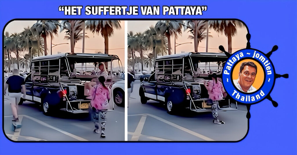 In Thailand hoef je niet altijd je schoenen uit te doen, er zijn uitzonderingen zoals hier in Pattaya😂