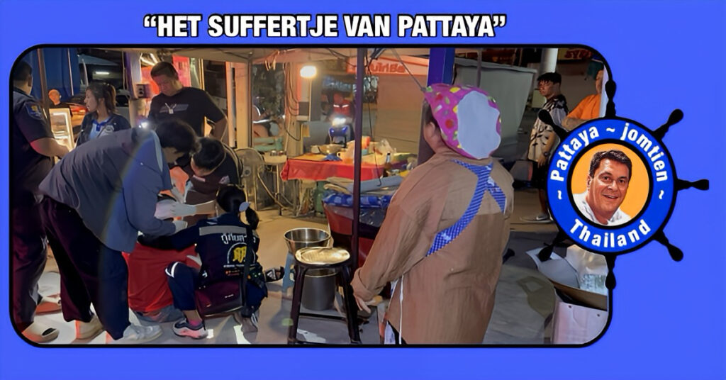 Straatverkoopster gaat in Pattaya over de rooie en gaat haar Ex-man met een mes te lijf!