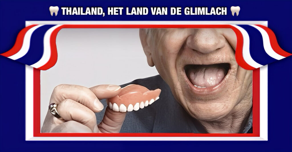 Binnenkort kunnen 45.000 Thais volmondig lachen nu het Volksgezondheidsministerie van Thailand gratis gebitsprotheses laat aanmeten 😬