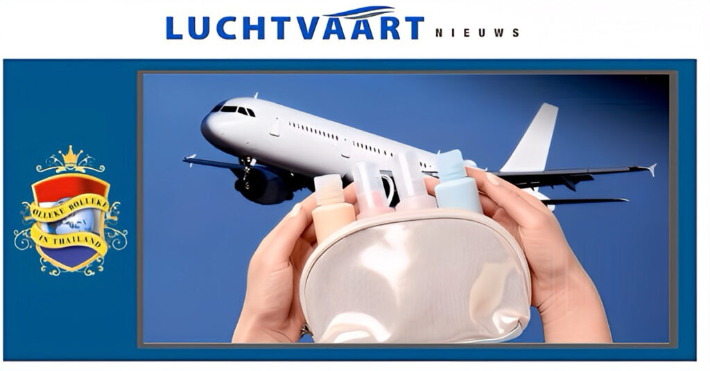 De Staatscourant van Thailand publiceerde nieuwe richtlijnen voor het controleren van “vloeistoffen, gels, sprays” in vliegtuigen
