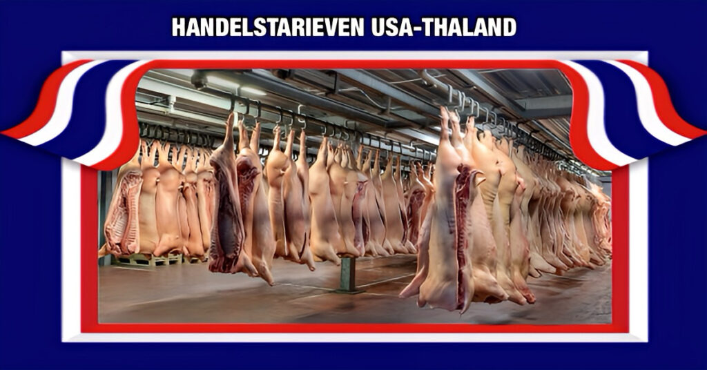 Thaise varkensfokkers verzetten zich de tegen import van varkensvlees uit de VS
