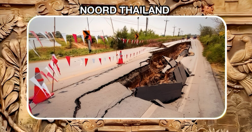 Twee aardbevingen in het Pai District van Noord-Thailand deden de grond schudden
