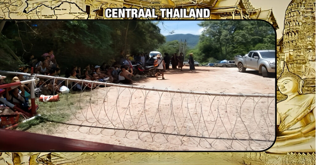 Ondanks de waarschuwing van Thailand laat Myanmar bommen vallen nabij de grens met Kanchanaburi