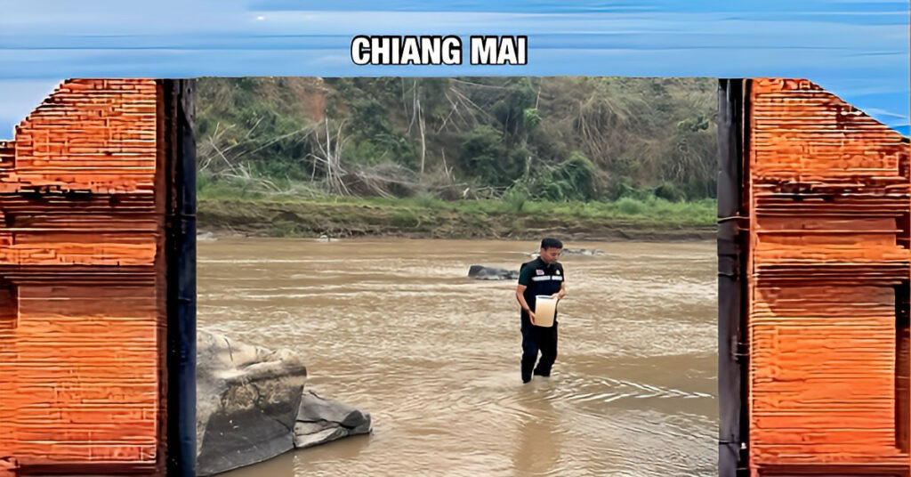 Arseenvervuiling in Noord-Thailand, bewoners aan de Kok-rivier is geadviseerd om het water niet te gebruiken