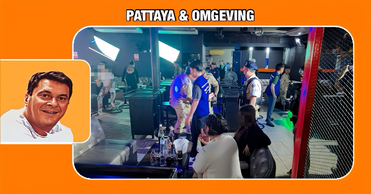 Politie Pattaya sluit illegaal geëxploiteerde bar in Soi Bongkot