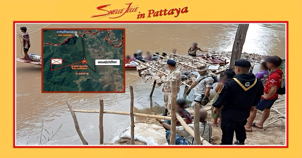 Myanmarees leger blijft bommen gooien en jaagt etnische minderheden de grens naar Thailand over