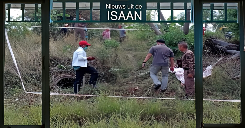 Thaise man in Noordoost-Thailand vermoordt zijn buurman, met een machete nadat deze zijn hond doodgeschoten had