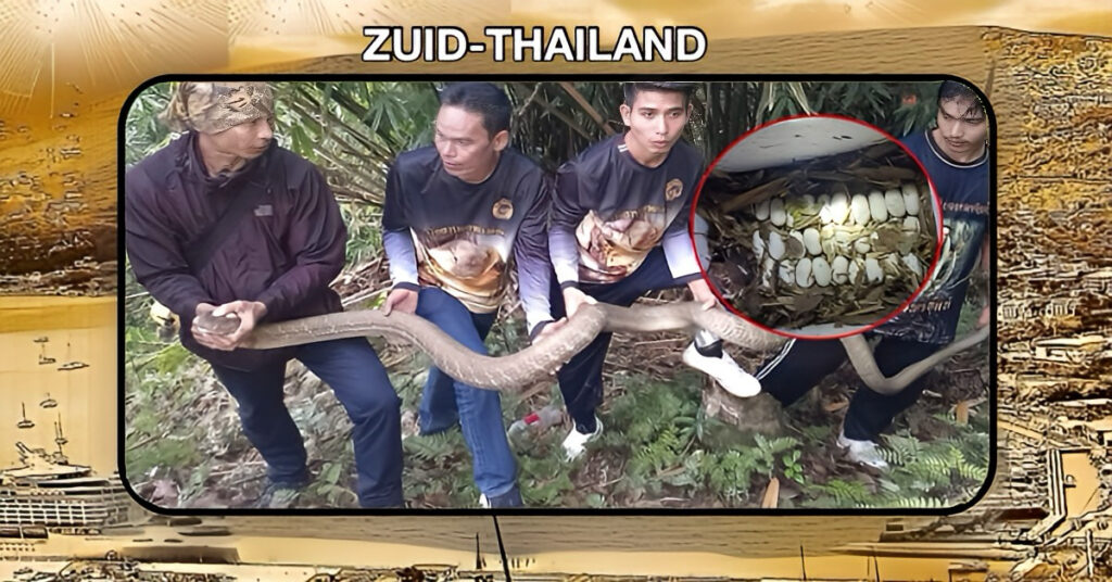 Thailand’s meest bekende slangendompteur reist af naar de provincie Satun om een koppel koningskobra’s te vangen.