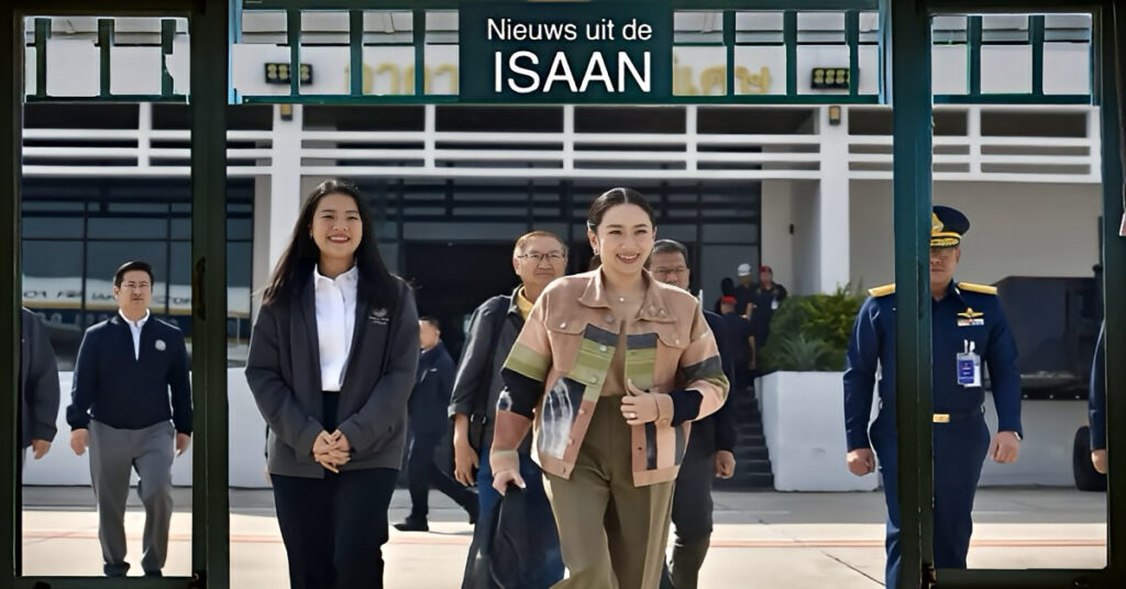 Premier Paetongtarn gaat de transportprojecten in noordoost-Thailand bevorderen