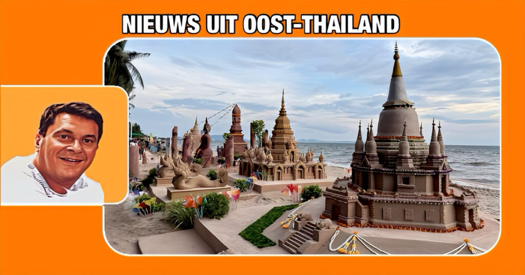 Bij het zandsculpturenfestival in het oost-Thaise badplaats Bang Saen kom je ogen tekort, zo mooi!