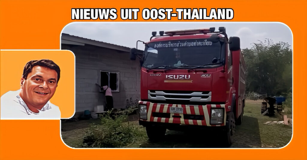 Ontplofte powerbank zet een huis in Oost-Thailand in brand, zodat het huis onbewoonbaar werd