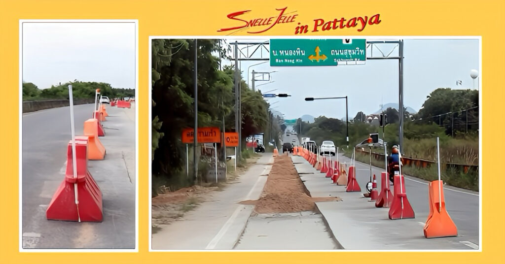Pattaya gaat verder met de tweede fase van het drainageproject voor de oostelijke spoorwegweg om overstromingen te voorkomen