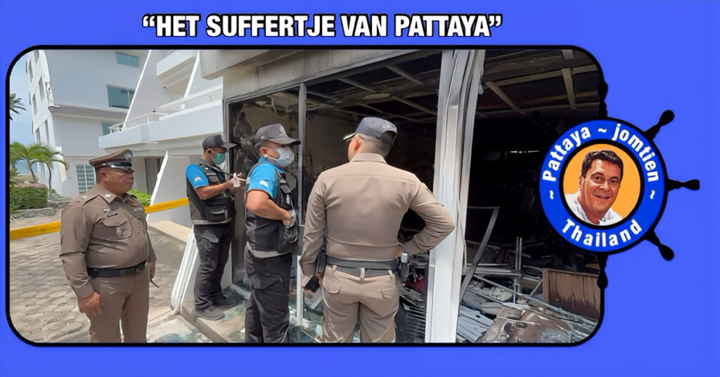 In Na Jomtien heeft een onbetaalde aannemer uit woede het door hem verbouwde huis in brand gestoken, met een schade van meer dan 30 miljoen baht🔥