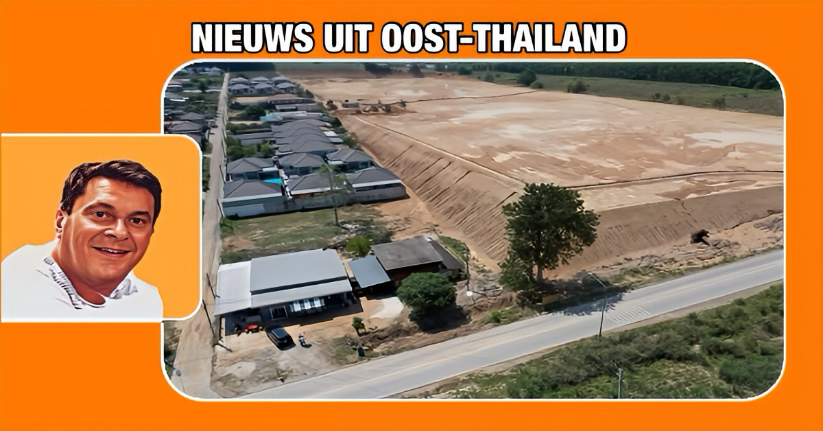 Een Chinese fabriek overtreedt op ongekende wijze de milieu- en bouwvoorschriften in Oost-Thailand