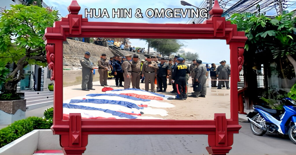 Eerbetoon aan de omgekomen politieagenten in Hua Hin