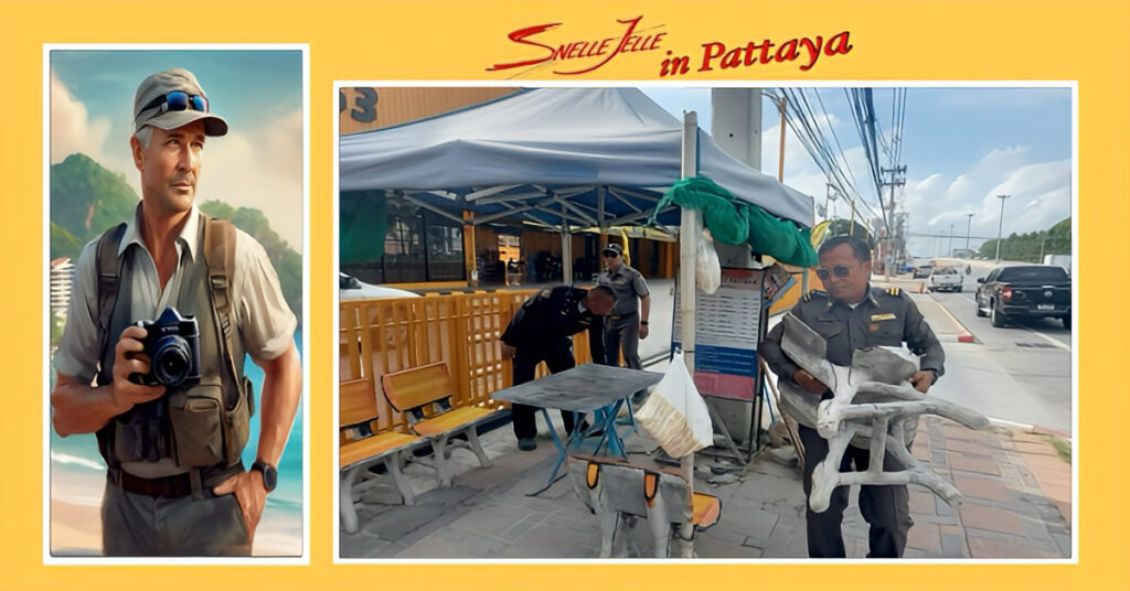 Pattaya’s voortdurende inspanningen voor obstakel-vrije trottoirs, locals willen dat er strenger wordt opgetreden 