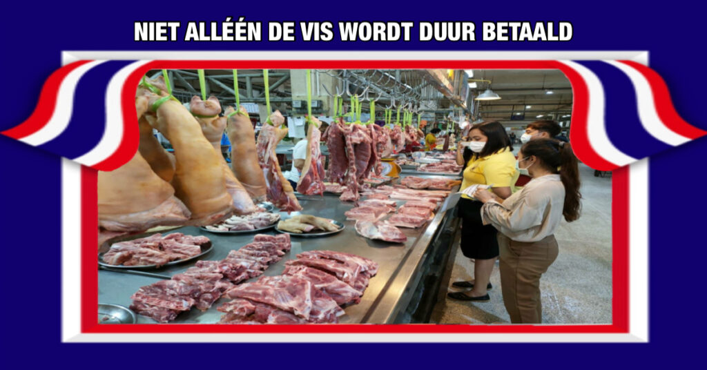 De stijging van de prijs van varkensvlees in Thailand zorgt ervoor dat ook rundvlees duurder wordt, evenals kippeneieren.