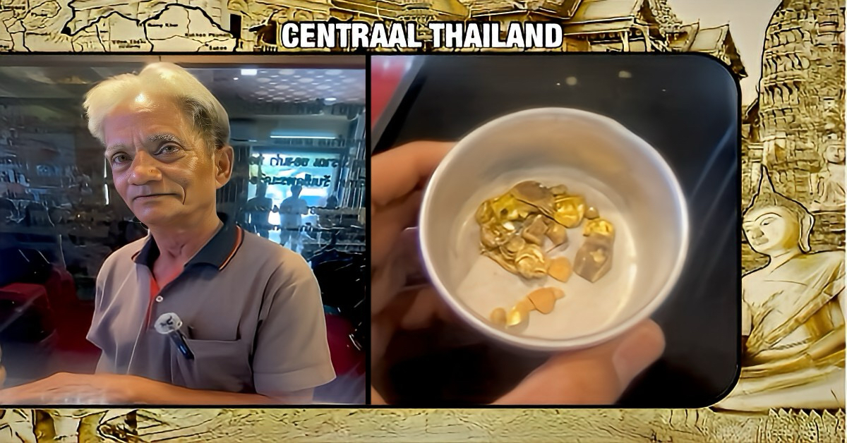Een kerkhoofdverzorger trekt voor 60.000 baht gouden tanden uit een dodenakker in Centraal-Thailand