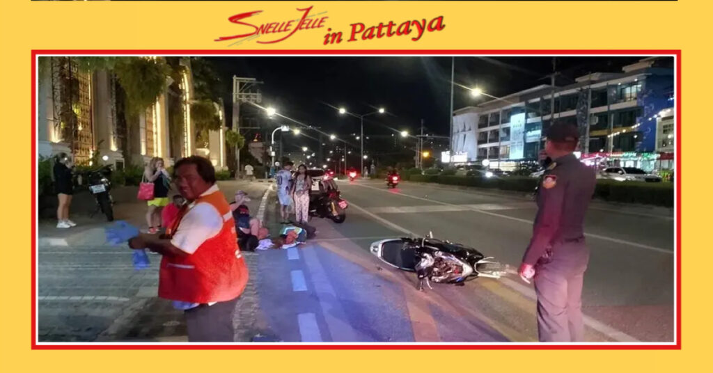 De verkeershel van Thailand, iedereen rijdt daar onbezonnen, Petrus weet zijn plaats en staat geduldig bij de hemelpoort te wachten