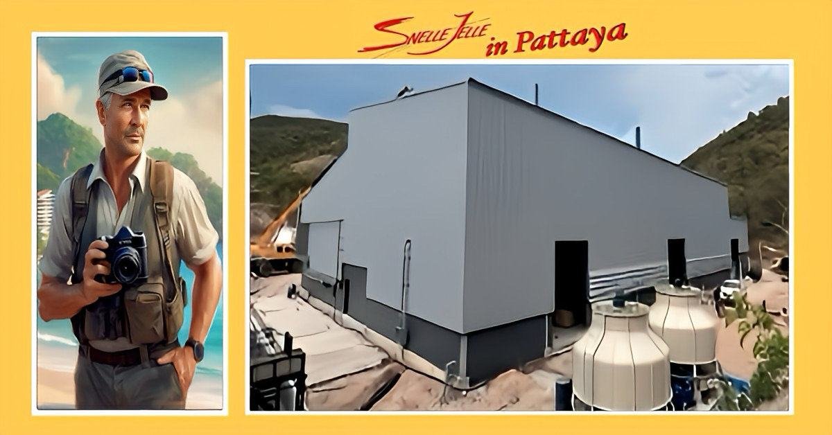 Jelle houdt de bouw van de afvalverbrandingsinstallatie op Koh Larn in de gaten en het lijkt erop dat alles op rolletjes loopt!