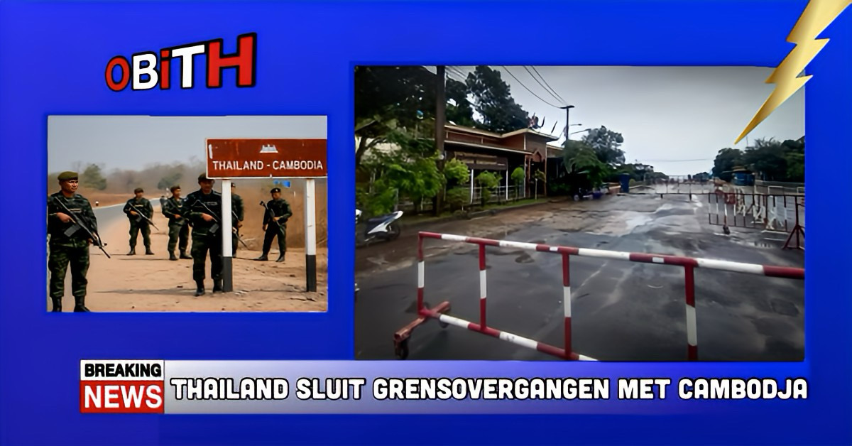 Thailand sluit de grens met Cambodja
