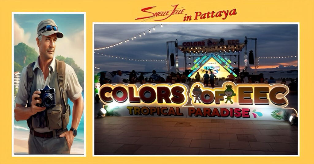 Het strand van Pattaya is omgetoverd tot een tropisch paradijs voor het 14e jaarlijkse Eastern Seaboard Festival