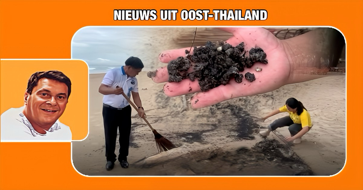 Olieramp in Oost-Thailand, vissers in Rayong slaan alarm!