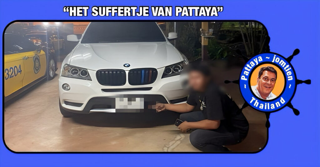 Een man en een vrouw zijn in Pattaya door de provinciale politie opgepakt voor autovervalsing en fraude.