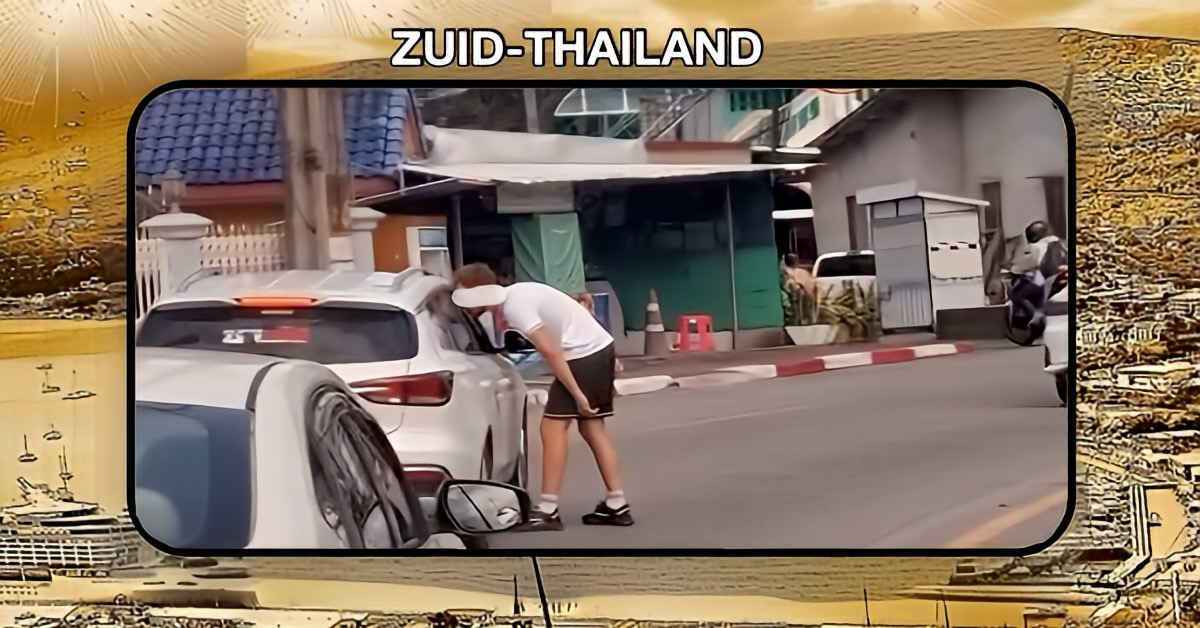 🎥 |De politie in Zuid-Thailand wil graag in gesprek met een buitenlander die extreem geweld in Phuket heeft gebruikt