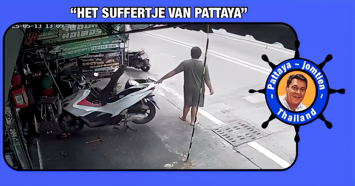 🎥 | Bende tieners valt eigenaar motorfietsreparatiewinkel in Pattaya aan